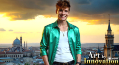 The Beautiful & Handsome,Young Men version of the Golden City Collection,created by,Art by Innovation.