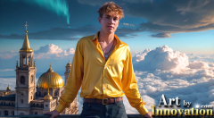 The Beautiful & Handsome,Young Men version of the Golden City Collection,created by,Art by Innovation.