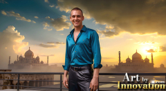 The Beautiful & Handsome,Young Men version of the Golden City Collection,created by,Art by Innovation.