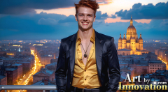 The Beautiful & Handsome,Young Men version of the Golden City Collection,created by,Art by Innovation.