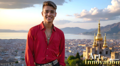 The Beautiful & Handsome,Young Men version of the Golden City Collection,created by,Art by Innovation.