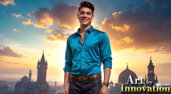 The Beautiful & Handsome,Young Men version of the Golden City Collection,created by,Art by Innovation.