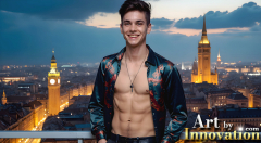 The Beautiful & Handsome,Young Men version of the Golden City Collection,created by,Art by Innovation.