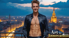 The Beautiful & Handsome,Young Men version of the Golden City Collection,created by,Art by Innovation.