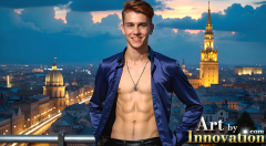 The Beautiful & Handsome,Young Men version of the Golden City Collection,created by,Art by Innovation.