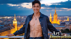 The Beautiful & Handsome,Young Men version of the Golden City Collection,created by,Art by Innovation.