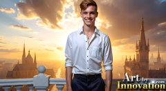 The Beautiful & Handsome,Young Men version of the Golden City Collection,created by,Art by Innovation.