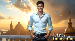 The Beautiful & Handsome,Young Men version of the Golden City Collection,created by,Art by Innovation.