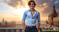 The Beautiful & Handsome,Young Men version of the Golden City Collection,created by,Art by Innovation.