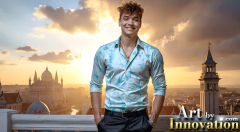 The Beautiful & Handsome,Young Men version of the Golden City Collection,created by,Art by Innovation.