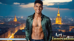 The Beautiful & Handsome,Young Men version of the Golden City Collection,created by,Art by Innovation.