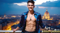 The Beautiful & Handsome,Young Men version of the Golden City Collection,created by,Art by Innovation.