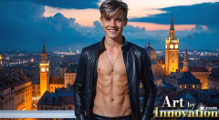 The Beautiful & Handsome,Young Men version of the Golden City Collection,created by,Art by Innovation.