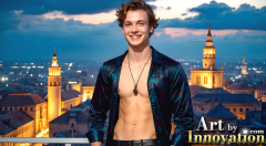 The Beautiful & Handsome,Young Men version of the Golden City Collection,created by,Art by Innovation.