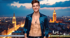 The Beautiful & Handsome,Young Men version of the Golden City Collection,created by,Art by Innovation.