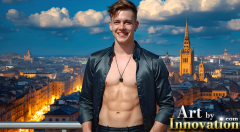 The Beautiful & Handsome,Young Men version of the Golden City Collection,created by,Art by Innovation.