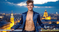 The Beautiful & Handsome,Young Men version of the Golden City Collection,created by,Art by Innovation.