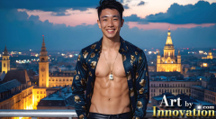 The Beautiful & Handsome,Young Men version of the Golden City Collection,created by,Art by Innovation.