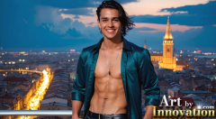 The Beautiful & Handsome,Young Men version of the Golden City Collection,created by,Art by Innovation.