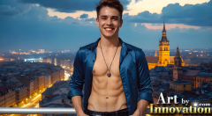 The Beautiful & Handsome,Young Men version of the Golden City Collection,created by,Art by Innovation.