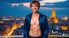 The Beautiful & Handsome,Young Men version of the Golden City Collection,created by,Art by Innovation.