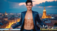 The Beautiful & Handsome,Young Men version of the Golden City Collection,created by,Art by Innovation.