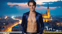 The Beautiful & Handsome,Young Men version of the Golden City Collection,created by,Art by Innovation.