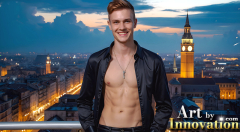 The Beautiful & Handsome,Young Men version of the Golden City Collection,created by,Art by Innovation.