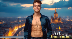 The Beautiful & Handsome,Young Men version of the Golden City Collection,created by,Art by Innovation.