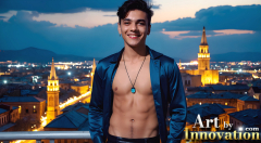 The Beautiful & Handsome,Young Men version of the Golden City Collection,created by,Art by Innovation.