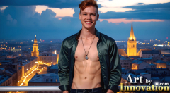 The Beautiful & Handsome,Young Men version of the Golden City Collection,created by,Art by Innovation.