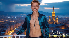 The Beautiful & Handsome,Young Men version of the Golden City Collection,created by,Art by Innovation.