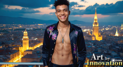 The Beautiful & Handsome,Young Men version of the Golden City Collection,created by,Art by Innovation.