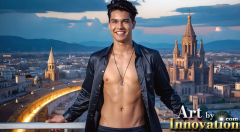 The Beautiful & Handsome,Young Men version of the Golden City Collection,created by,Art by Innovation.