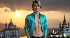 The Beautiful & Handsome,Young Men version of the Golden City Collection,created by,Art by Innovation.