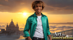 The Beautiful & Handsome,Young Men version of the Golden City Collection,created by,Art by Innovation.