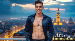 The Beautiful & Handsome,Young Men version of the Golden City Collection,created by,Art by Innovation.