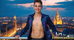 The Beautiful & Handsome,Young Men version of the Golden City Collection,created by,Art by Innovation.