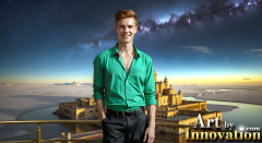 The Beautiful & Handsome,Young Men version of the Golden City Collection,created by,Art by Innovation.