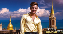 The Beautiful & Handsome,Young Men version of the Golden City Collection,created by,Art by Innovation.