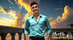 The Beautiful & Handsome,Young Men version of the Golden City Collection,created by,Art by Innovation.