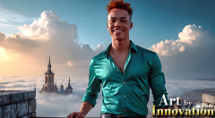 The Beautiful & Handsome,Young Men version of the Golden City Collection,created by,Art by Innovation.