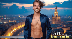 The Beautiful & Handsome,Young Men version of the Golden City Collection,created by,Art by Innovation.