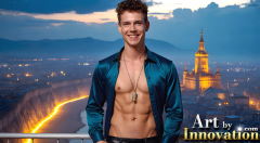 The Beautiful & Handsome,Young Men version of the Golden City Collection,created by,Art by Innovation.