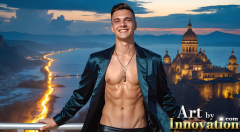 The Beautiful & Handsome,Young Men version of the Golden City Collection,created by,Art by Innovation.