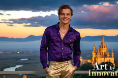 The Beautiful & Handsome Men of the Golden City,is a collection of AI generated images of sexy,glamorous,handsome guys in the heavens.