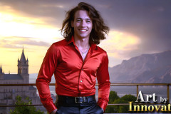 The Beautiful & Handsome Men of the Golden City,is a collection of AI generated images of sexy,glamorous,handsome guys in the heavens.