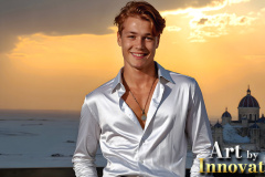 The Beautiful & Handsome,Young Men version of the Golden City Collection,created by,Art by Innovation.