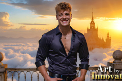 The Beautiful & Handsome,Young Men version of the Golden City Collection,created by,Art by Innovation.