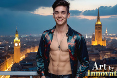 The Beautiful & Handsome,Young Men version of the Golden City Collection,created by,Art by Innovation.